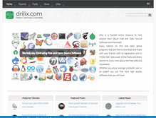 Tablet Screenshot of drilix.com